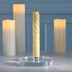 Playboy - Twist of Fate Glas-Vibrator - Spiraldesign mit 10 Stufen