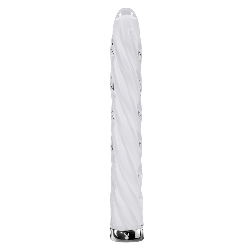 Playboy - In A Twist Glasvibrator - Spiralstruktur mit 10 Vibrationsstufen