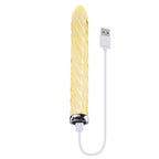 Playboy - Twist of Fate Glas-Vibrator - Spiraldesign mit 10 Stufen