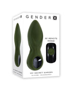 Gender X - My Secret Garden Vibrator - 14,5 cm Silikon mit Fernbedienung