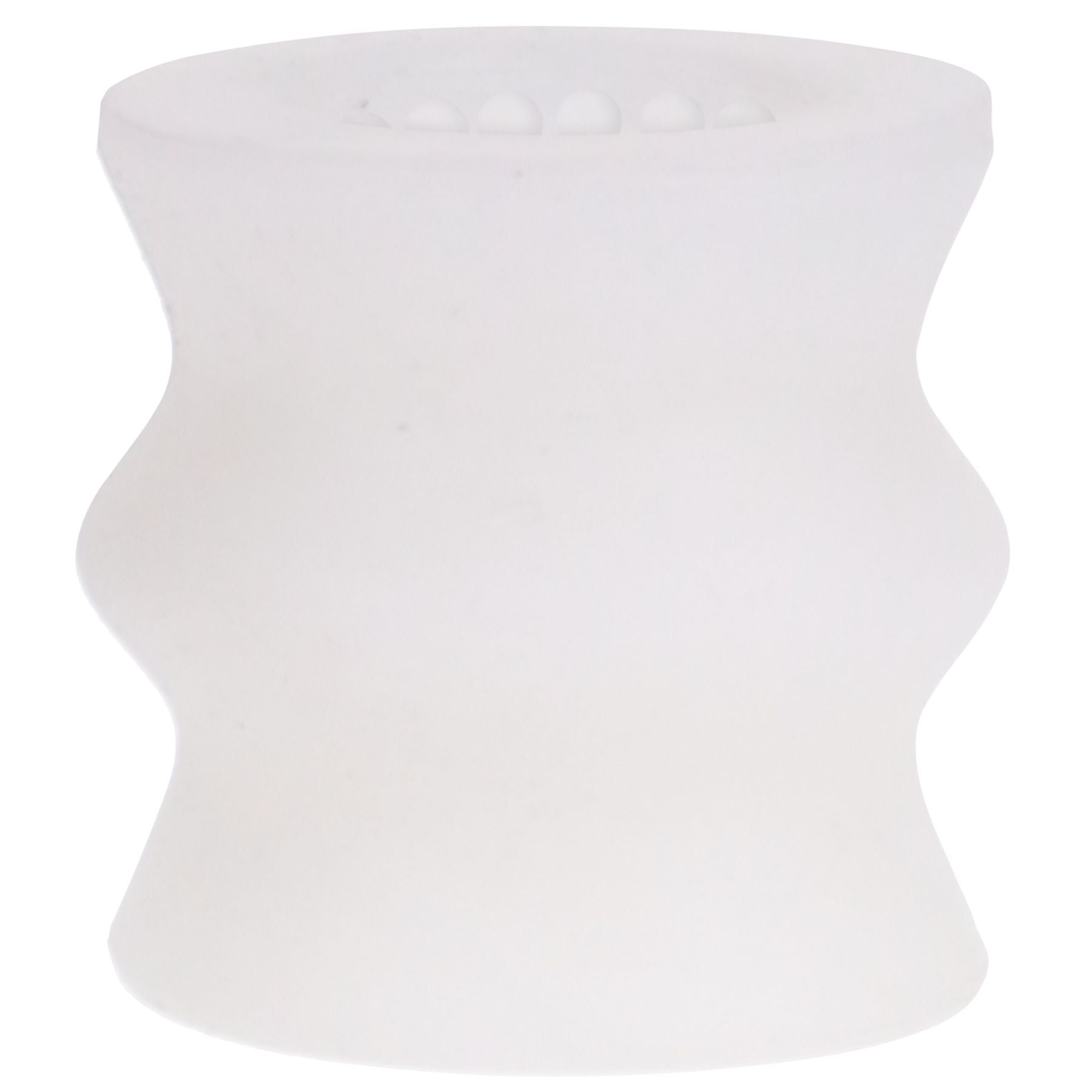 Doc Johnson - GoodHead Glow Helping Head Silicone - Weiß