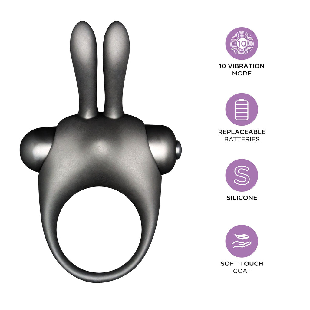 Orgie - Orgasmic Bunny Clitoris-Stimulations-Kit mit Erregungsgel und Vibrationsring