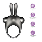 Orgie - Orgasmic Bunny Clitoris-Stimulations-Kit mit Erregungsgel und Vibrationsring