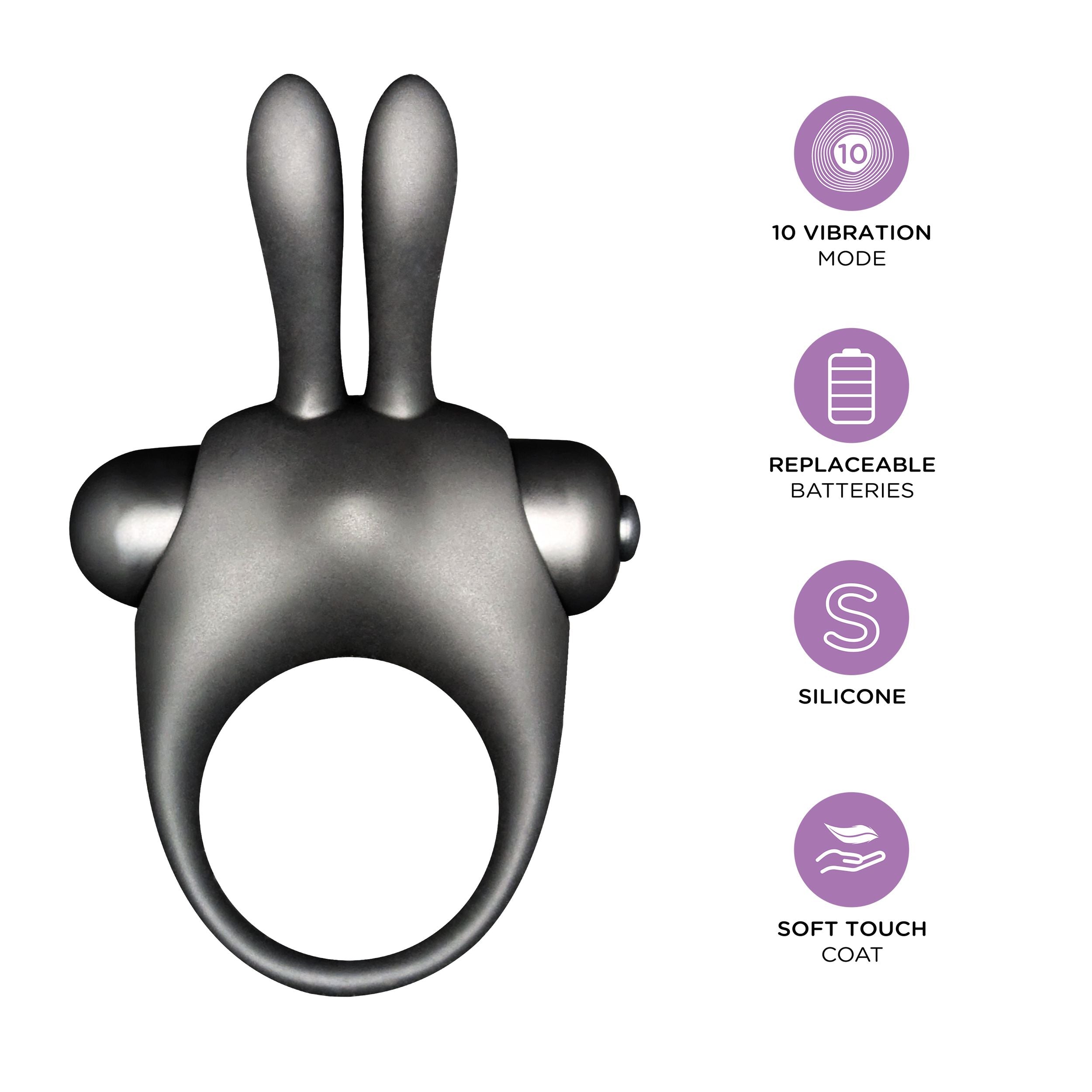 Orgie - Orgasmic Bunny Clitoris-Stimulations-Kit mit Erregungsgel und Vibrationsring