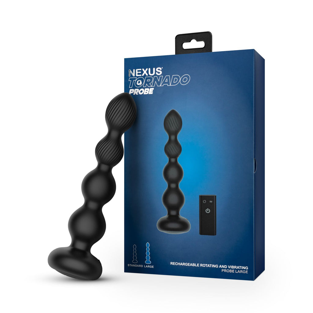 Nexus - Tornado Rotierender Anal Plug Large - Vibrierend mit Fernbedienung