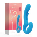 HoneyPlayBox - Harmony Duo Strapless Strap-on mit App - Blau
