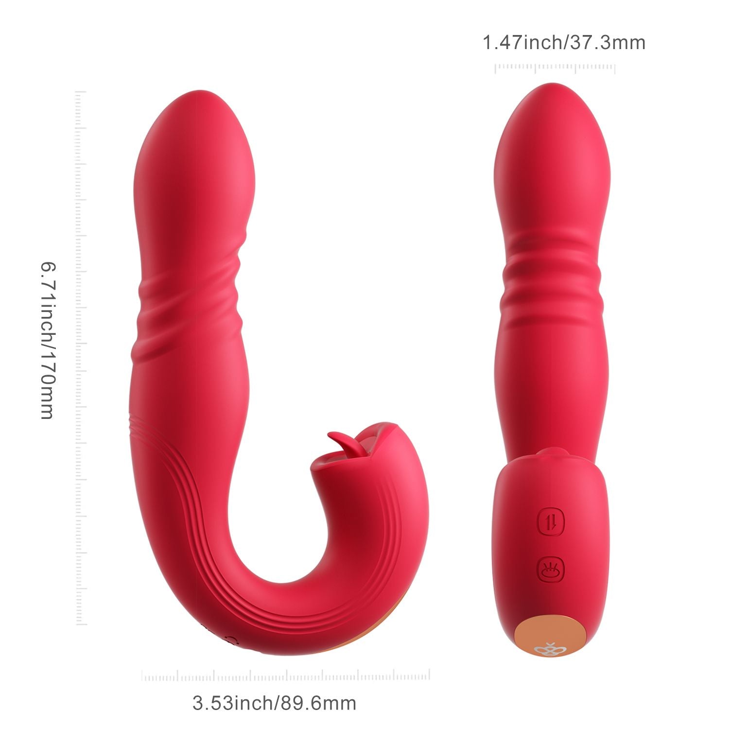 HoneyPlayBox - JOI Thrust 2 G-Punkt-Vibrator mit App-Steuerung und Drucksensor - Klitoris-Stimulator
