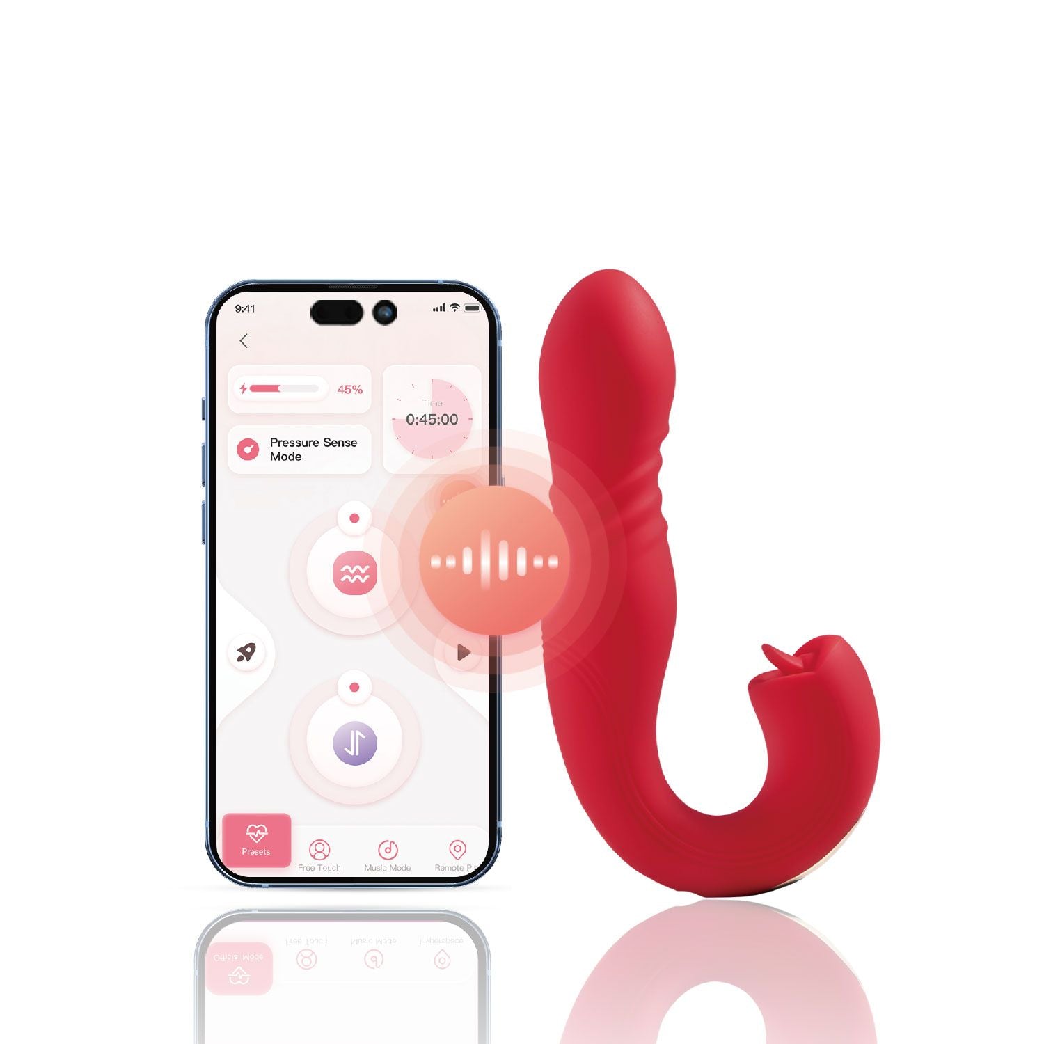 HoneyPlayBox - JOI Thrust 2 G-Punkt-Vibrator mit App-Steuerung und Drucksensor - Klitoris-Stimulator
