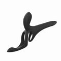 HoneyPlayBox - Vibrations-Cockring mit App-Steuerung - 4-in-1 Pärchenvibrator Schwarz