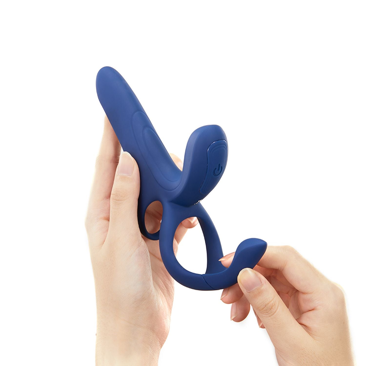 HoneyPlayBox - Vibrations-Cockring mit App-Steuerung - 4-in-1 Pärchenvibrator Schwarz