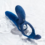HoneyPlayBox - Vibrations-Cockring mit App-Steuerung - 4-in-1 Pärchenvibrator Schwarz