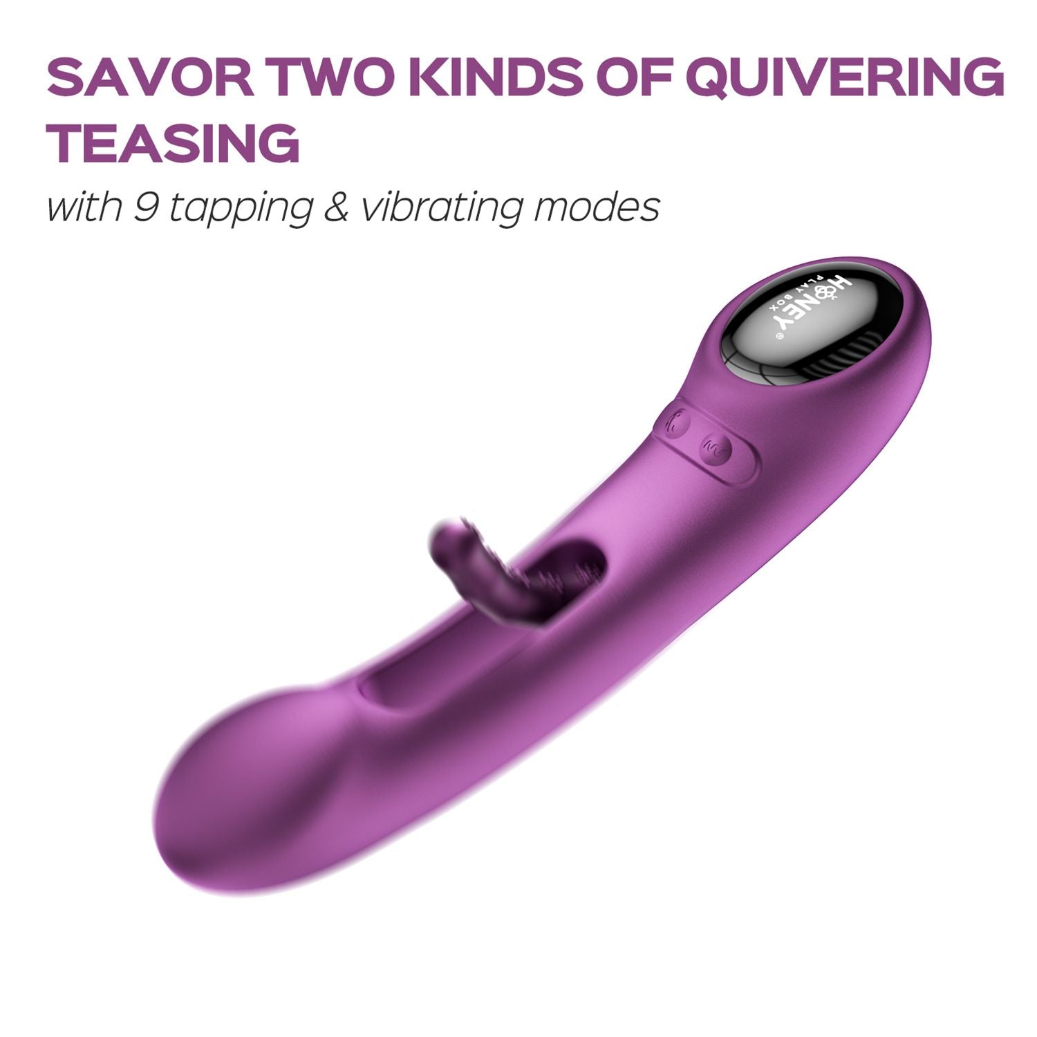 HoneyPlayBox - Tempo G-Spot-Vibrator mit App-Steuerung und Druckmessung - Silikon