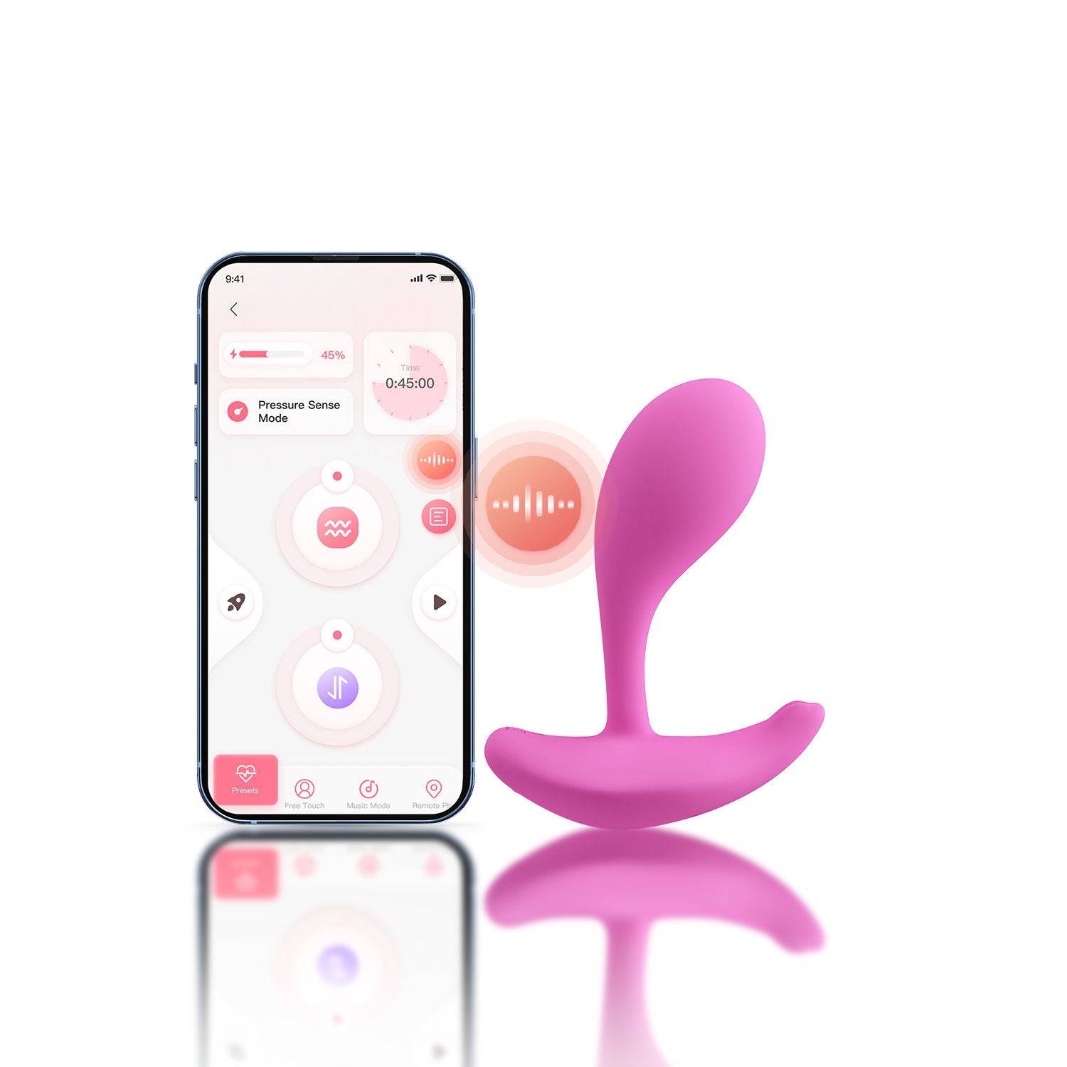 HoneyPlayBox - OLY 2 App-gesteuerter tragbarer Vibrator - Klitoris und G-Punkt Stimulation