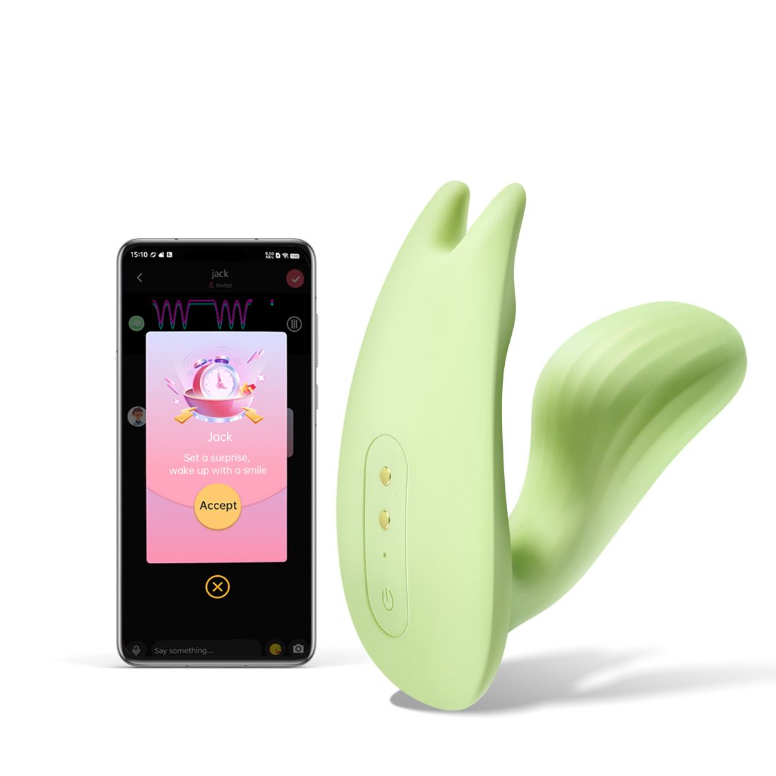 Magic Motion - Umi Smart Auflege-Vibrator Unisex - Per App steuerbar mit Weckerfunktion