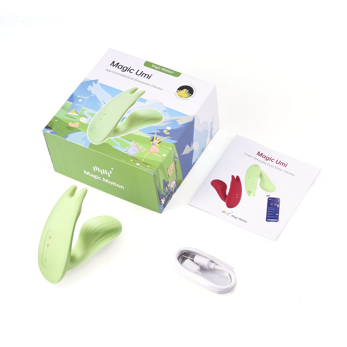 Magic Motion - Umi Smart Auflege-Vibrator Unisex - Per App steuerbar mit Weckerfunktion