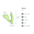 Magic Motion - Umi Smart Auflege-Vibrator Unisex - Per App steuerbar mit Weckerfunktion
