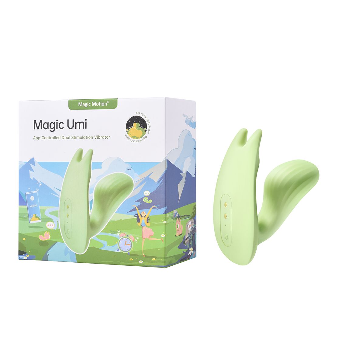Magic Motion - Umi Smart Auflege-Vibrator Unisex - Per App steuerbar mit Weckerfunktion
