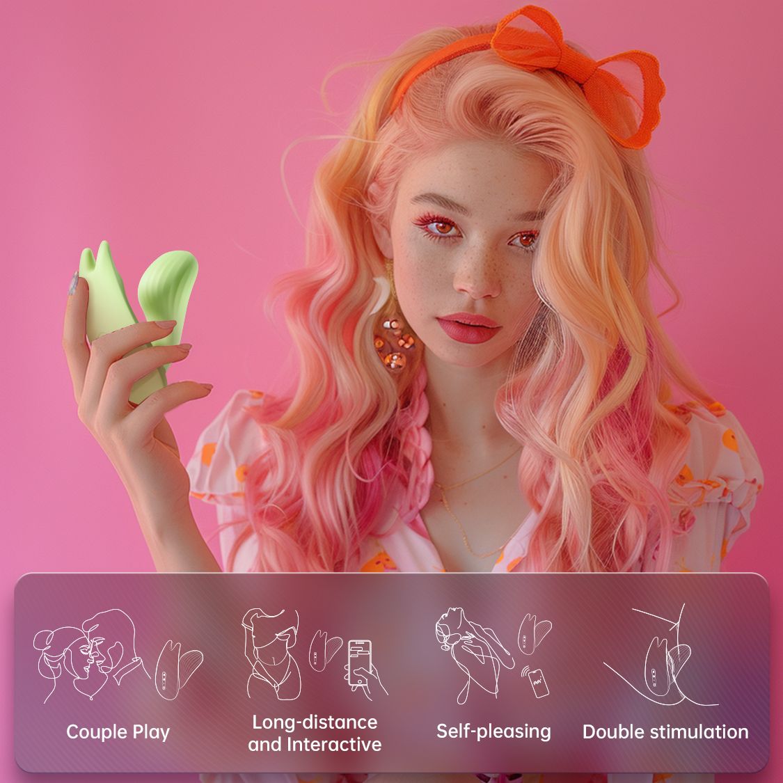 Magic Motion - Umi Smart Auflege-Vibrator Unisex - Per App steuerbar mit Weckerfunktion