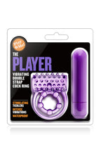 Blush - Play With Me The Player Vibrierender Doppel-Penisring mit Hodenschl