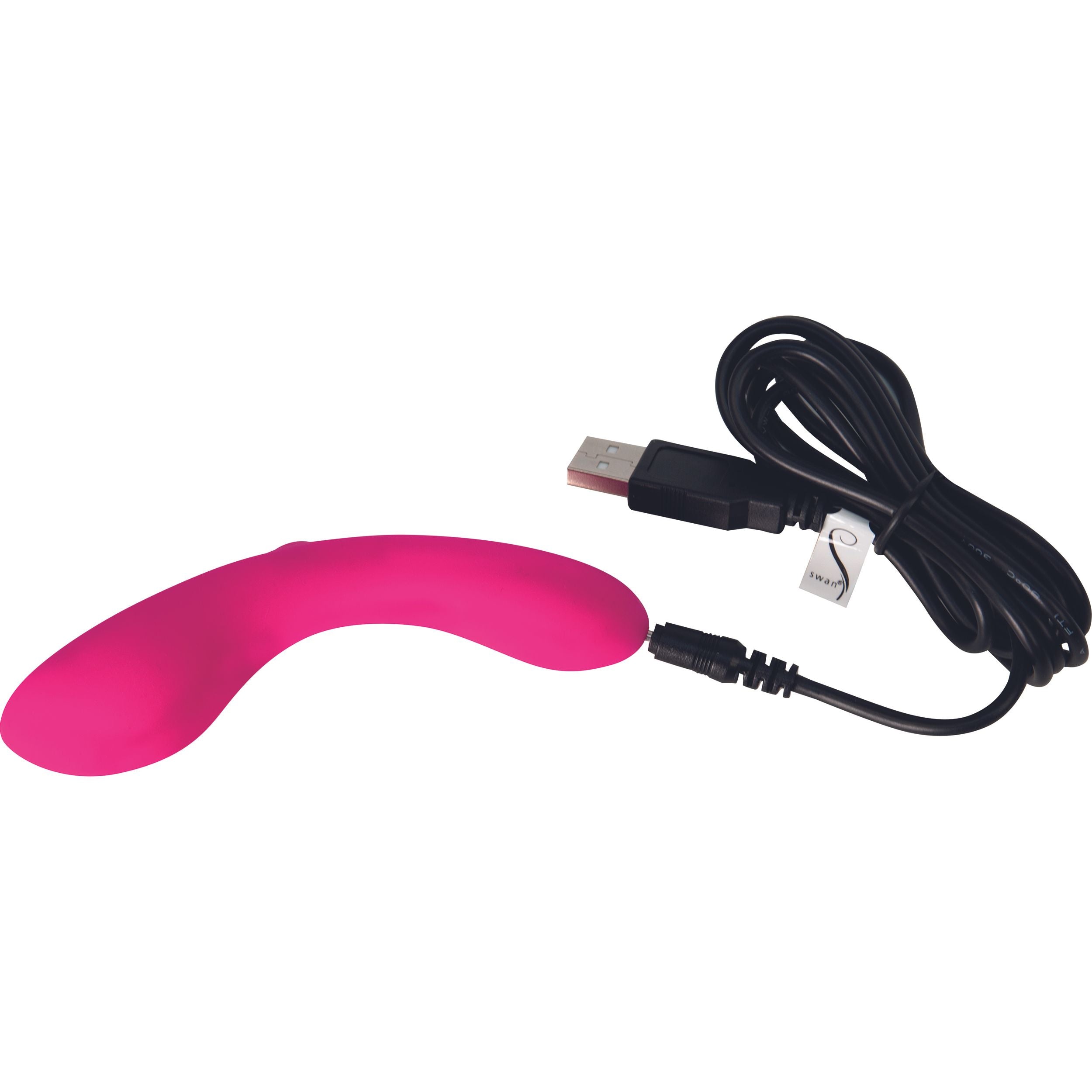The - Mini Swan Wand Vibrator - Kompakter Luxus-Vibrator mit 2 Motoren - Pink