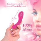 The - Mini Swan Wand Vibrator - Kompakter Luxus-Vibrator mit 2 Motoren - Pink