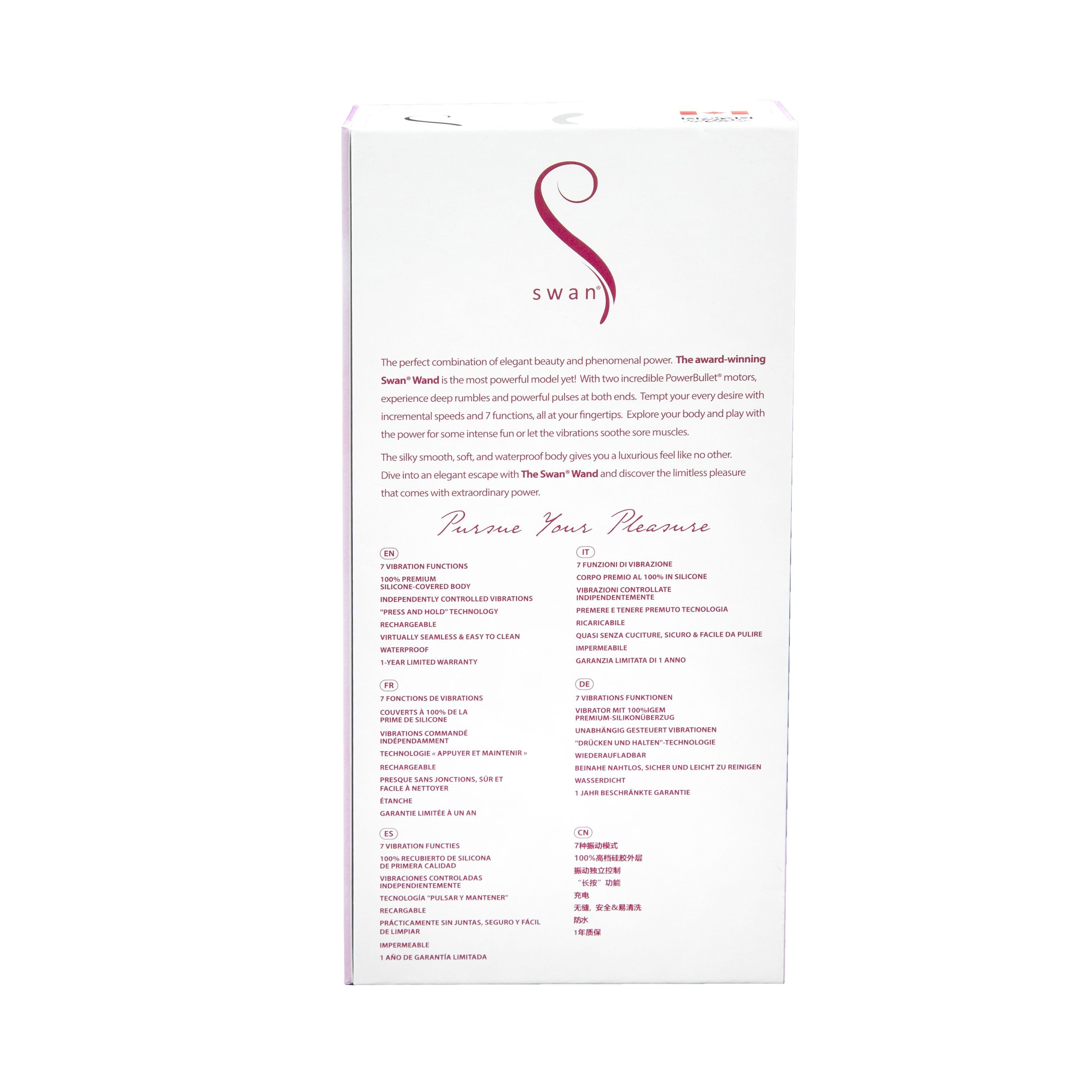 Swan - Wand Vibrator mit G-Punkt-Stimulation - Rosa