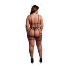 Le Desir - Strappy Open Cup Body Harness Einheitsgröße - Schwarz