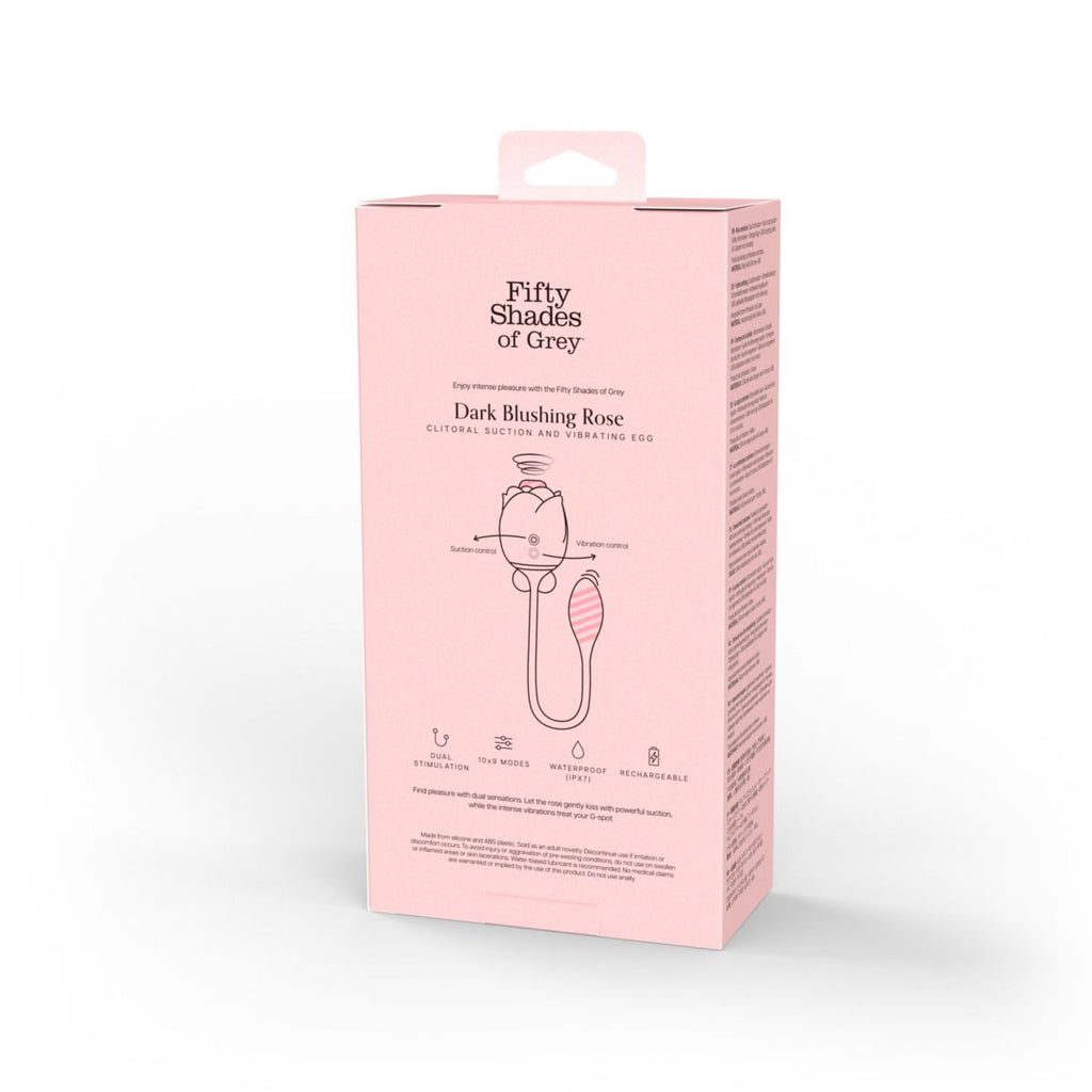 Fifty Shades of Grey - Blushing Rose Saug- und G-Punkt-Vibrator - Schwarz