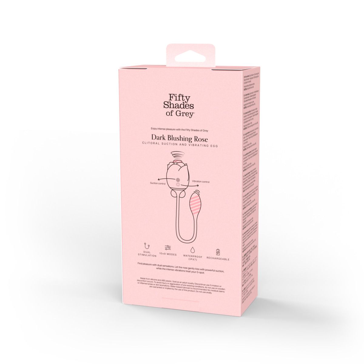 Fifty Shades of Grey - Blushing Rose Saug- und G-Punkt-Vibrator - Schwarz