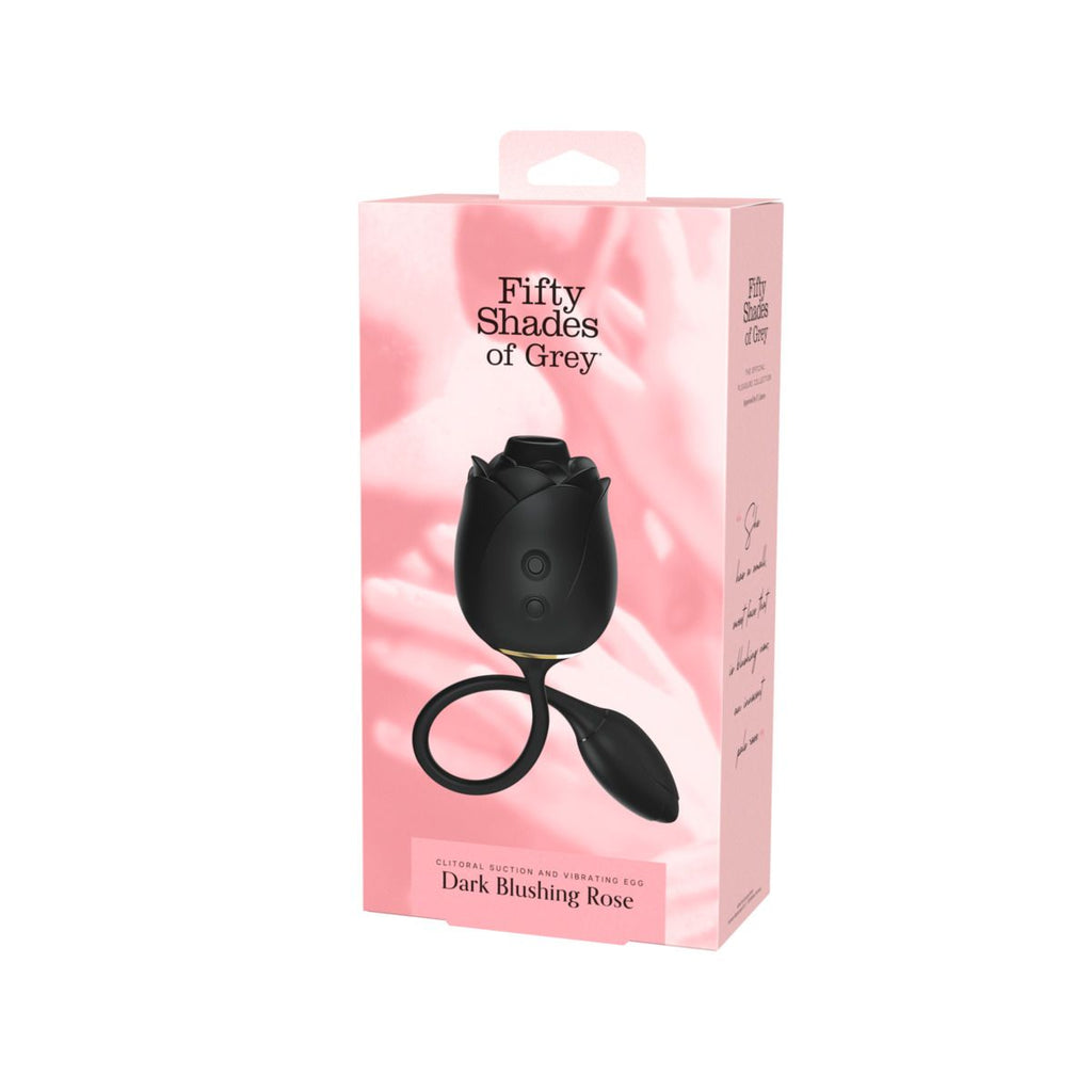 Fifty Shades of Grey - Blushing Rose Saug- und G-Punkt-Vibrator - Schwarz