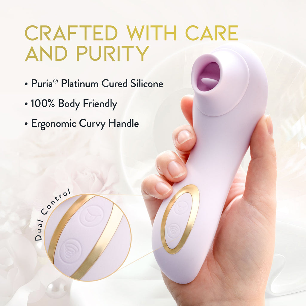 Blush - Delice Fleur Luftdruck-Vibrator - Barely Purple