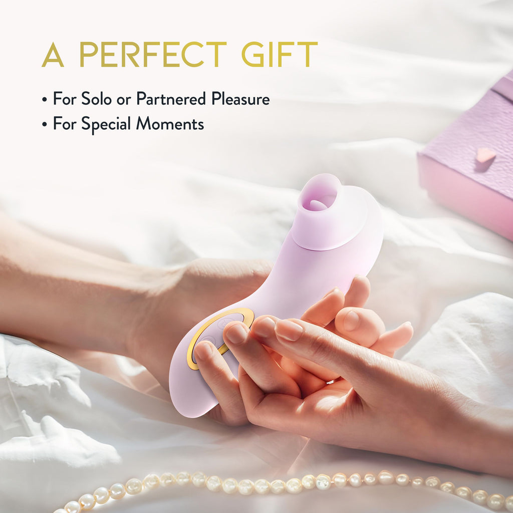 Blush - Delice Fleur Luftdruck-Vibrator - Barely Purple