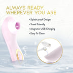 Blush - Delice Fleur Luftdruck-Vibrator - Barely Purple