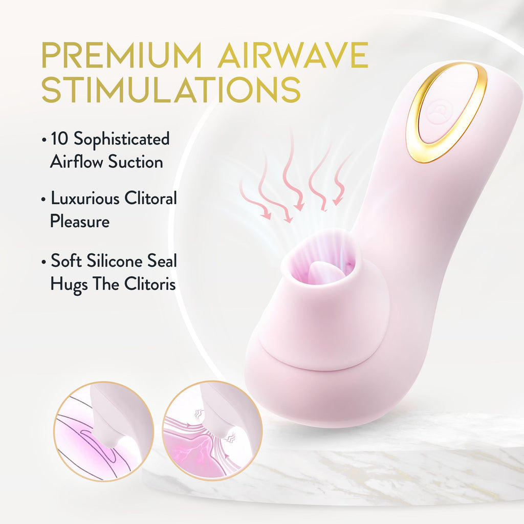Blush - Delice Fleur Luftdruck-Vibrator - Barely Purple