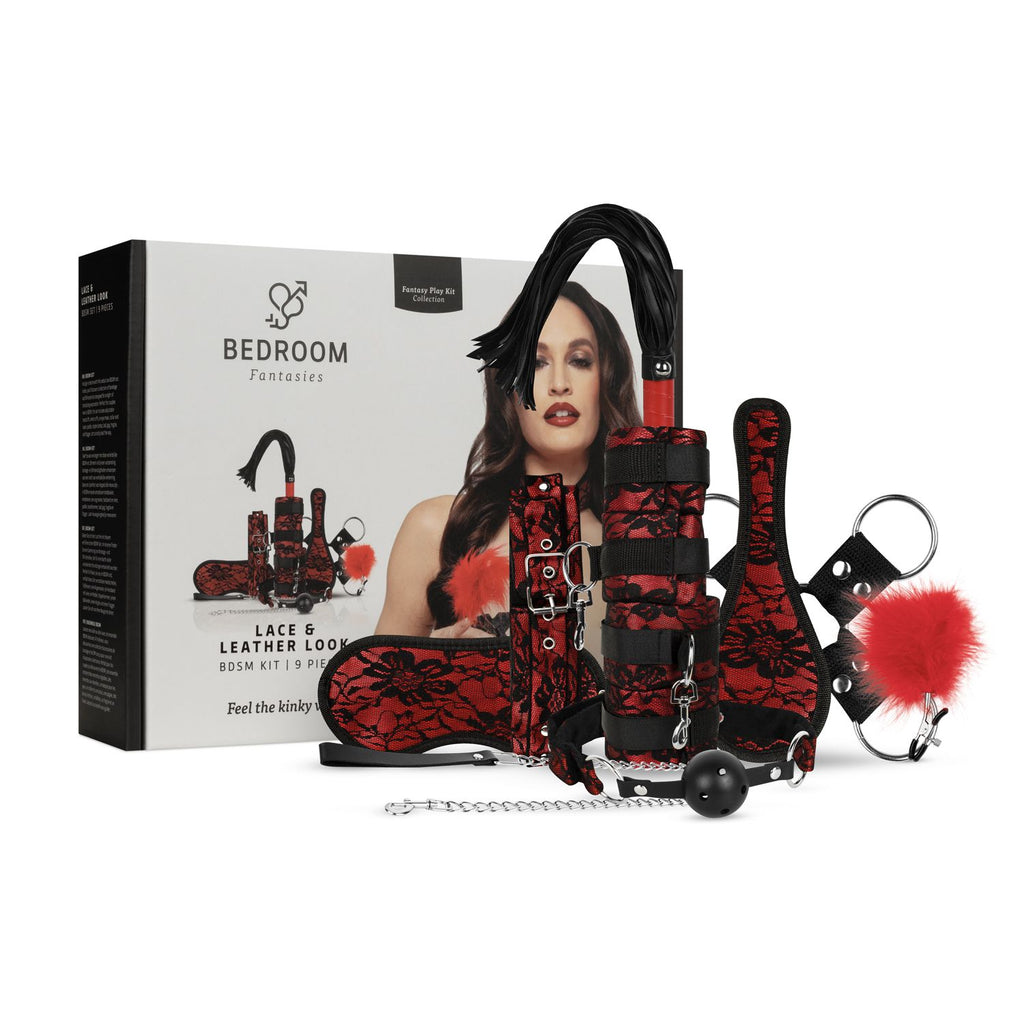 Bedroom Fantasies - Bound by Lace - 8-teiliges SM-Set - Pink