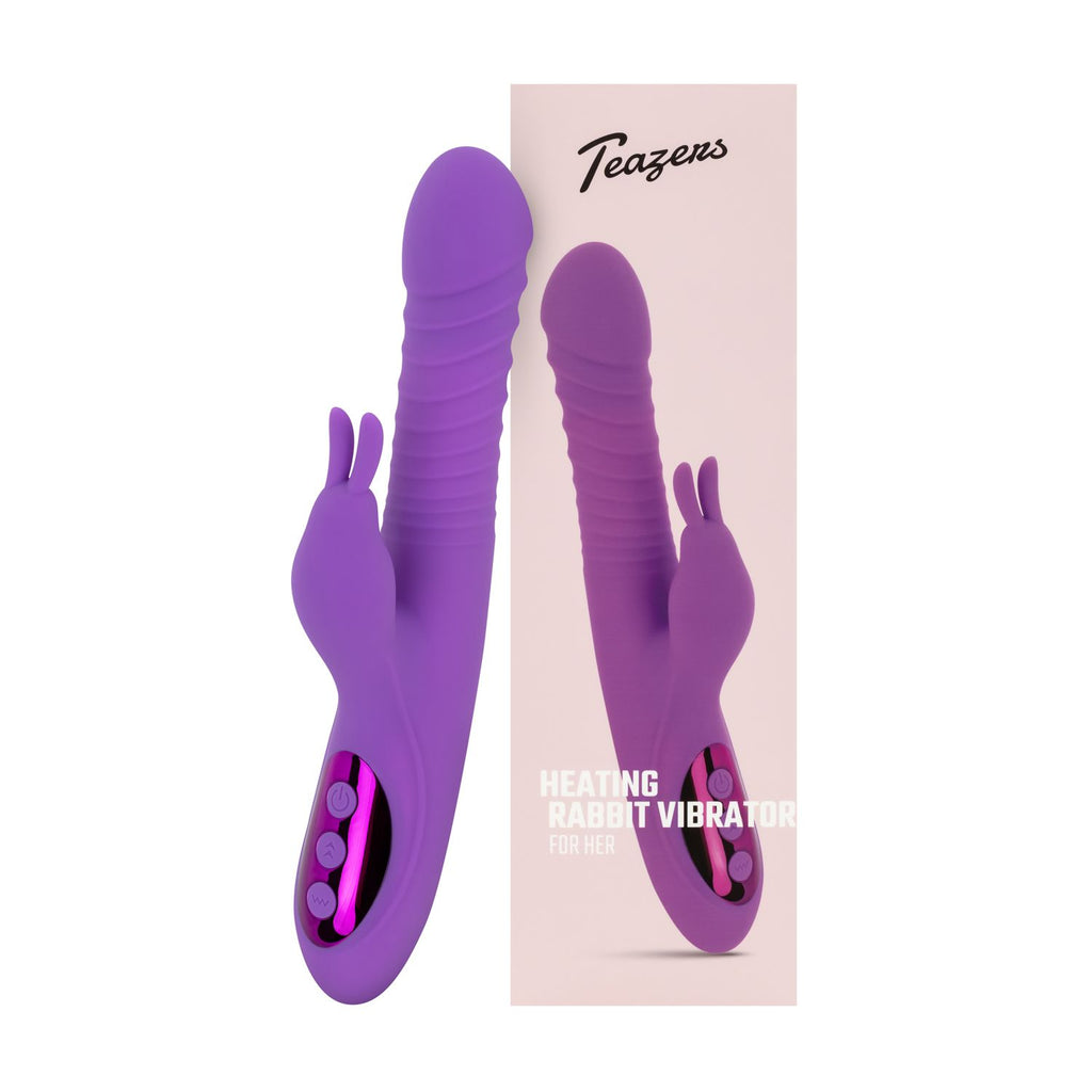 Teazers - Stoßvibrator Rabbit mit Wärmefunktion - Lila