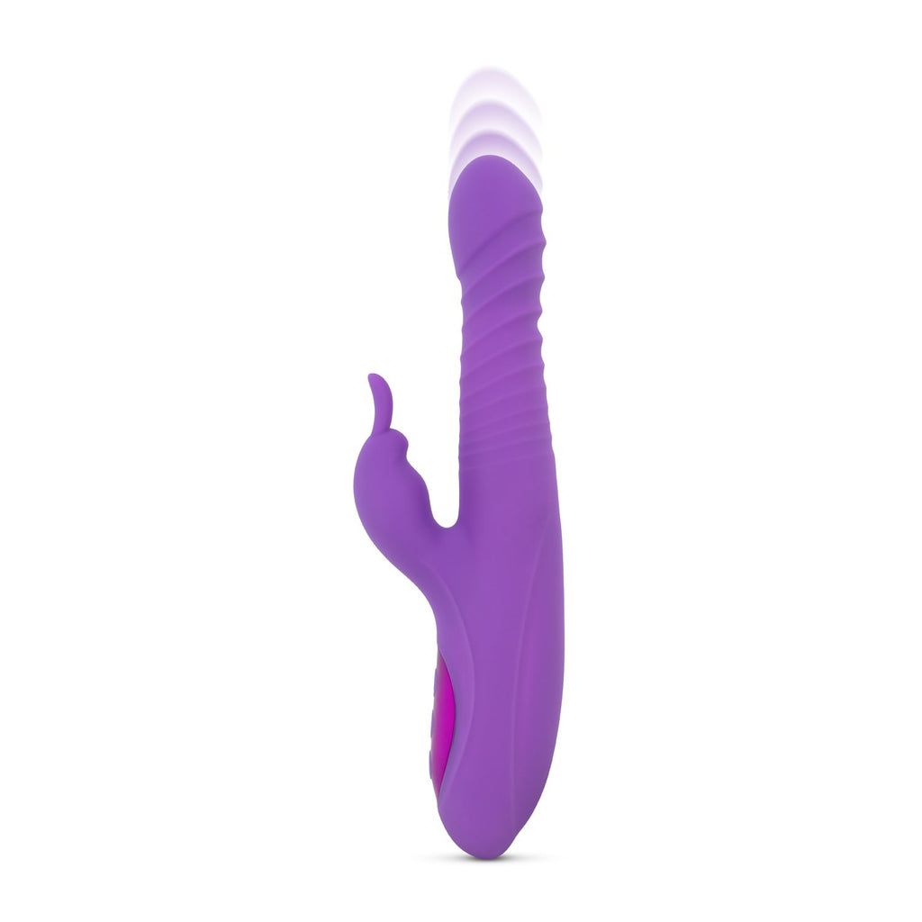 Teazers - Stoßvibrator Rabbit mit Wärmefunktion - Lila