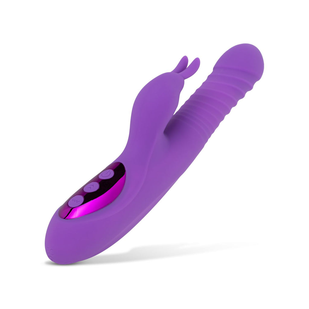 Teazers - Stoßvibrator Rabbit mit Wärmefunktion - Lila