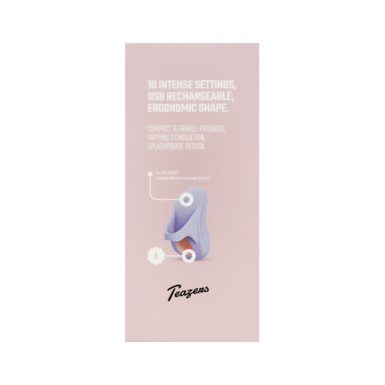 Teazers - Finger-Vibrator mit Klopfstimulation - Lila