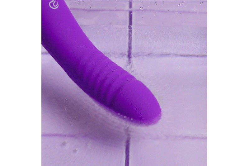 Pleasure Pump - Vulvapumpe mit G-Spot-Vibrator und Klitorisstimulator - Lila