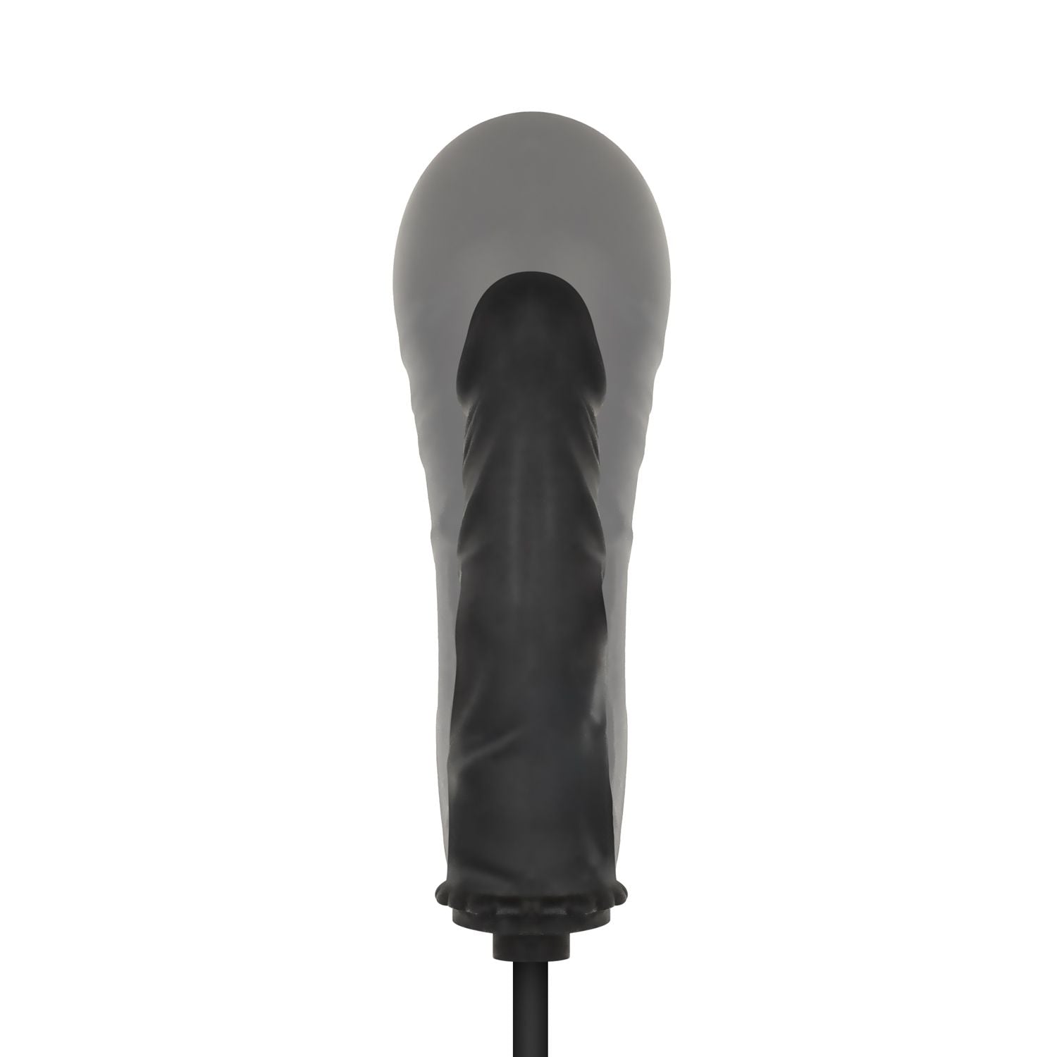 Anal Collection - Aufblasbarer Dildo mit Pumpe 14,5 cm - Schwarz