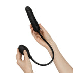 Anal Collection - Aufblasbarer Dildo mit Pumpe 14,5 cm - Schwarz