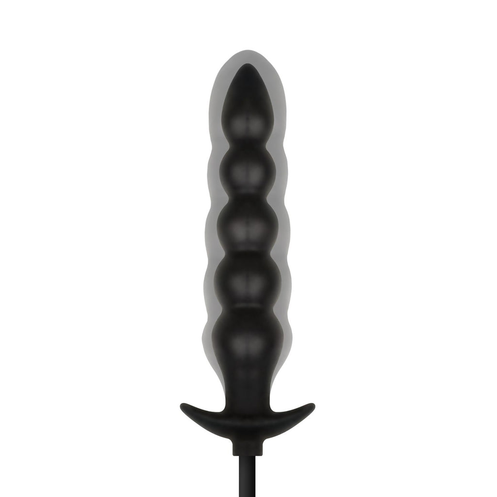 Anal Collection - Aufblasbarer Dildo mit Pumpe 20 cm - Schwarz