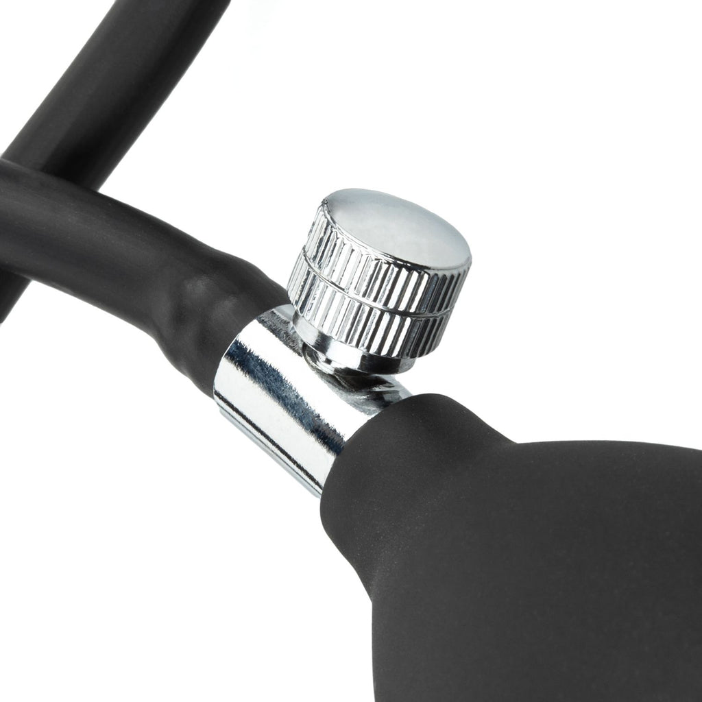 Anal Collection - Aufblasbarer Butt Plug mit Pumpe 8 cm - Schwarz