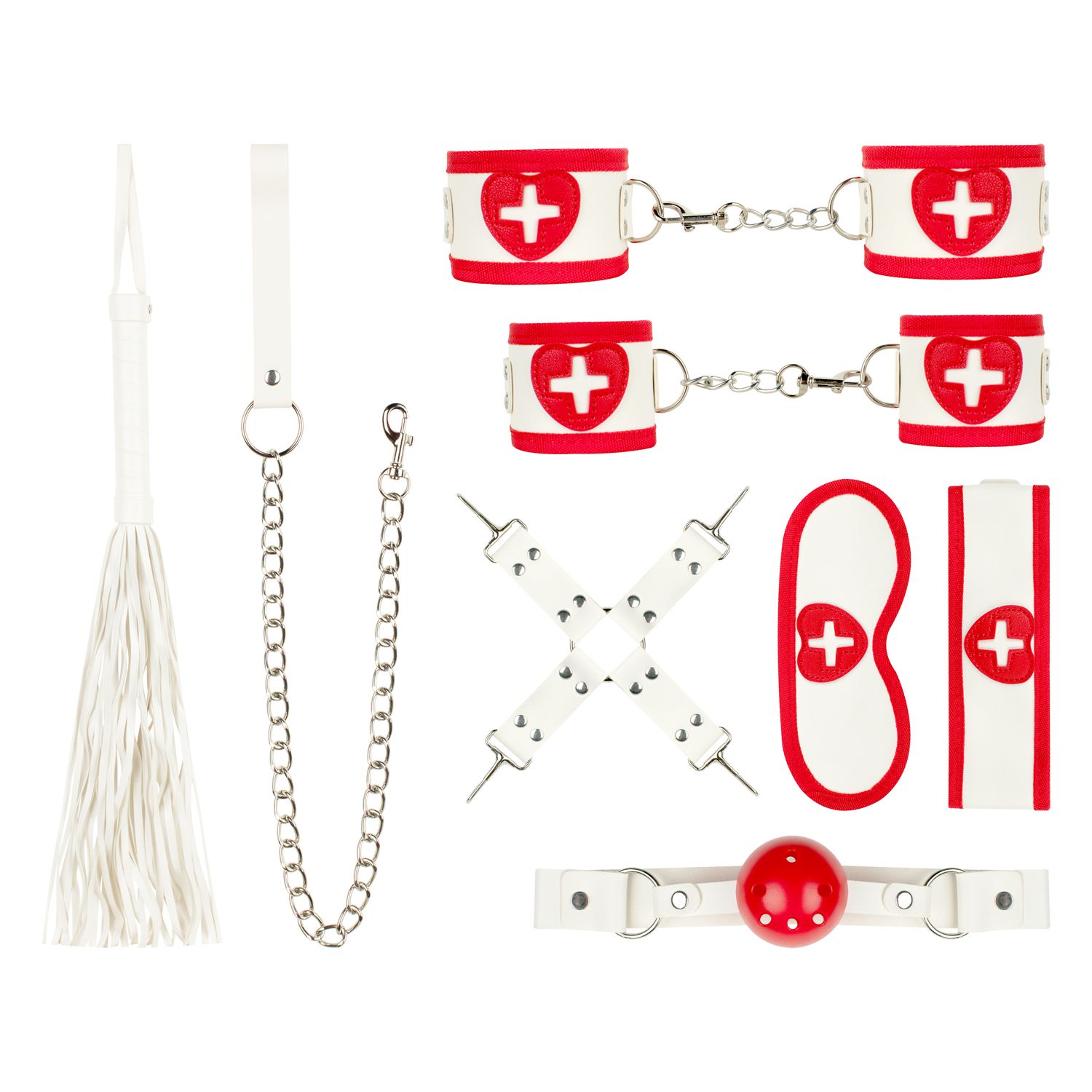 Bedroom Fantasies - Kinky Care Krankenschwester Set - 8-teilig