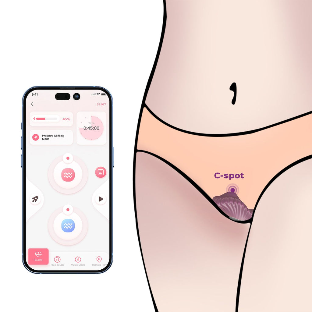 HoneyPlayBox - PEARL Panty-Vibrator mit App-Steuerung - Lila