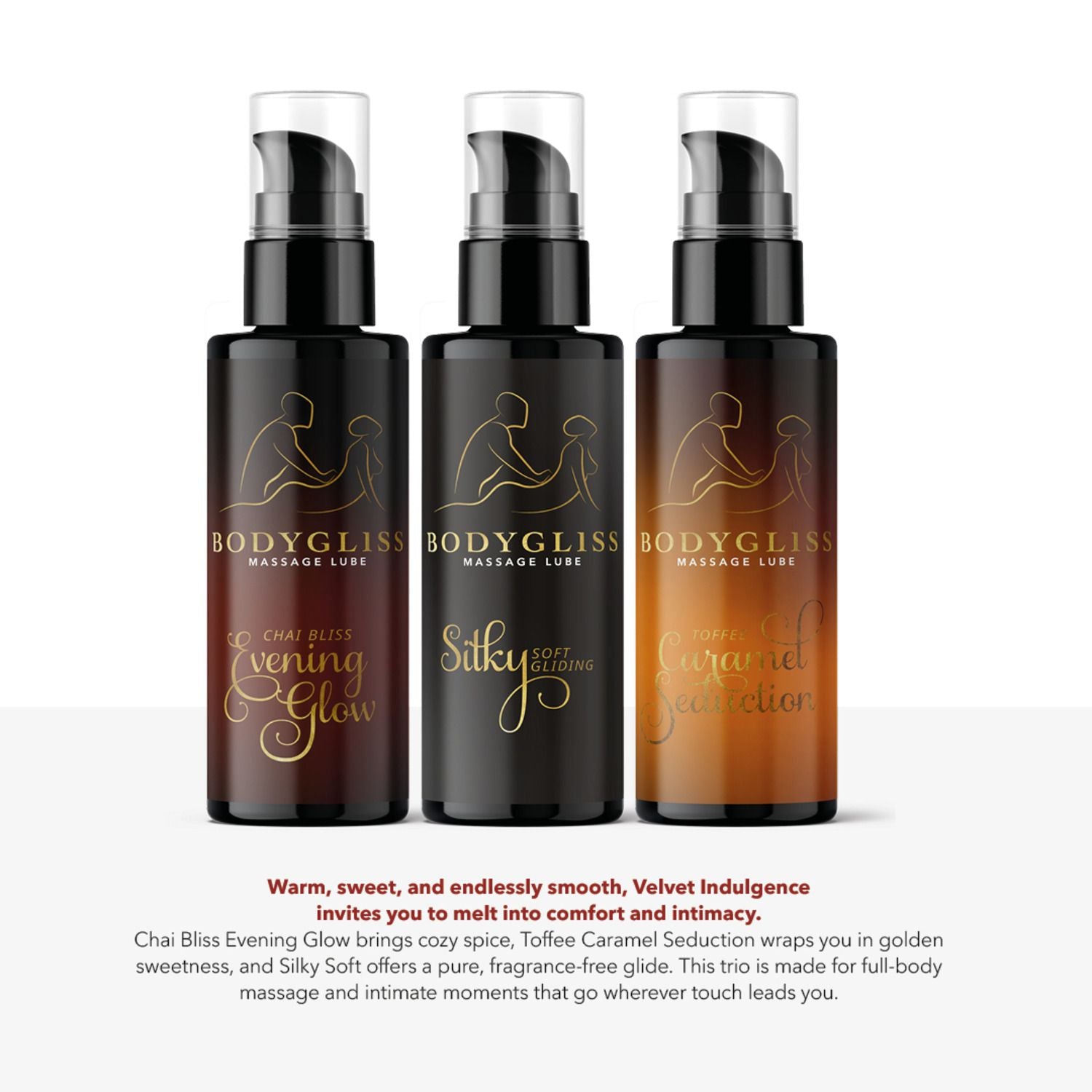 BodyGliss - Travel Edition 3er-Pack - Velvet Indulgence