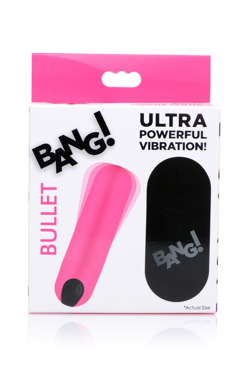 Bang - Bullet Vibrator mit Fernbedienung - Schwarz