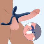HoneyPlayBox - Vibrations-Cockring mit App-Steuerung - 4-in-1 Pärchenvibrator Schwarz