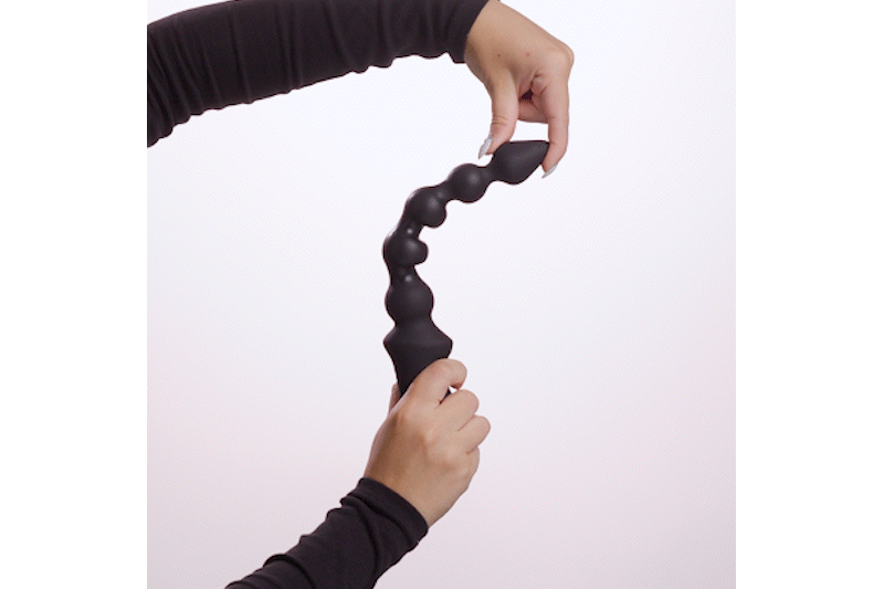 Nexus - Bendz Vibrator Anal-Kette - Schwarz